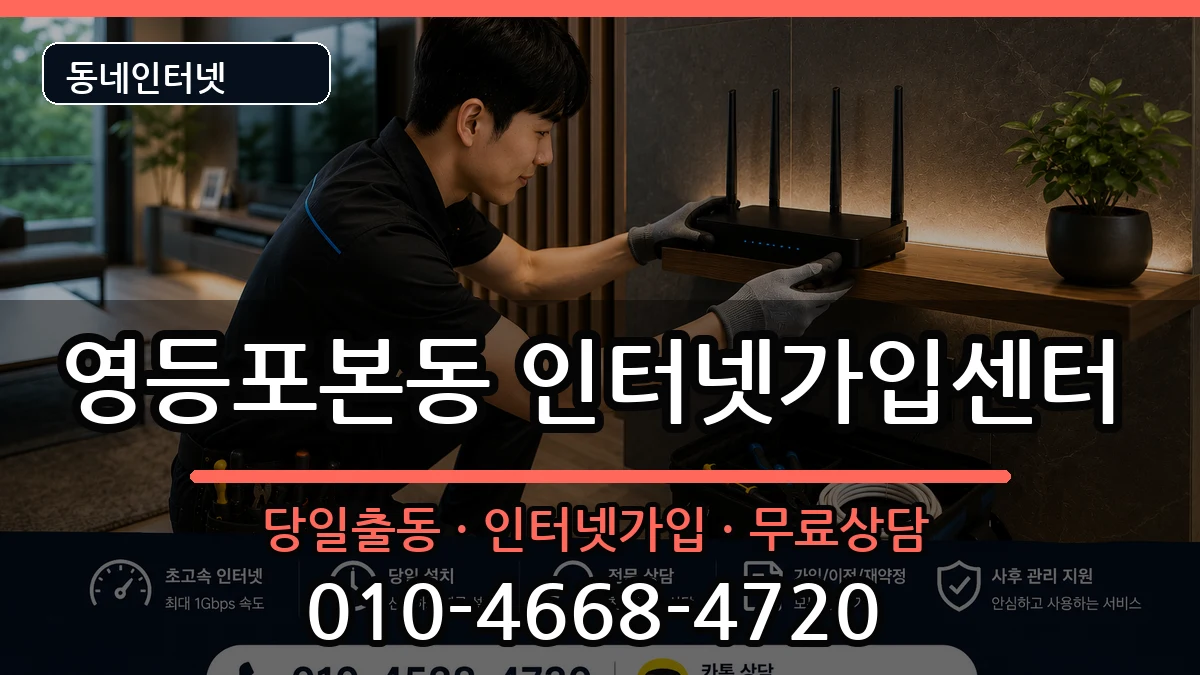 서울특별시영등포구영등포본동 인터넷설치 서울특별시영등포구영등포본동 인터넷설치 설치정보 처리 안내 이미지 2
