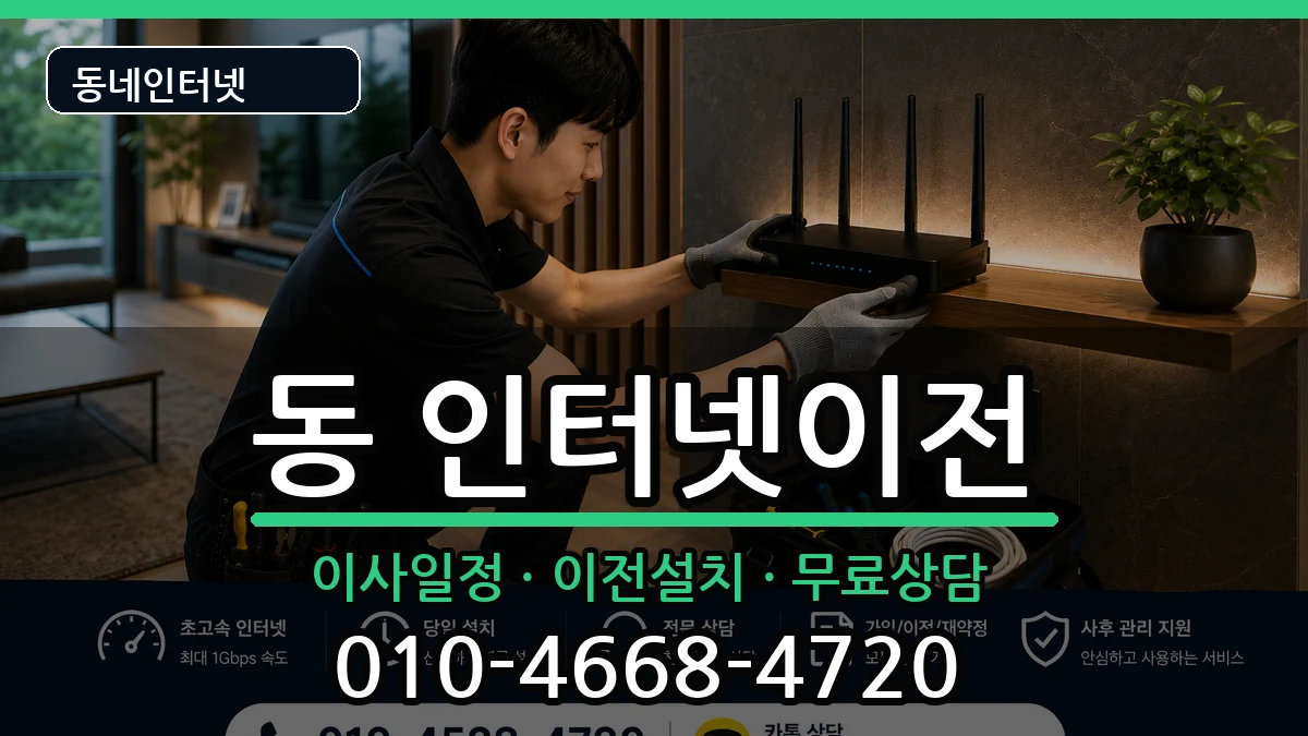 경상남도사천시선구동 기업인터넷 인터넷 설치 안내 이미지 2