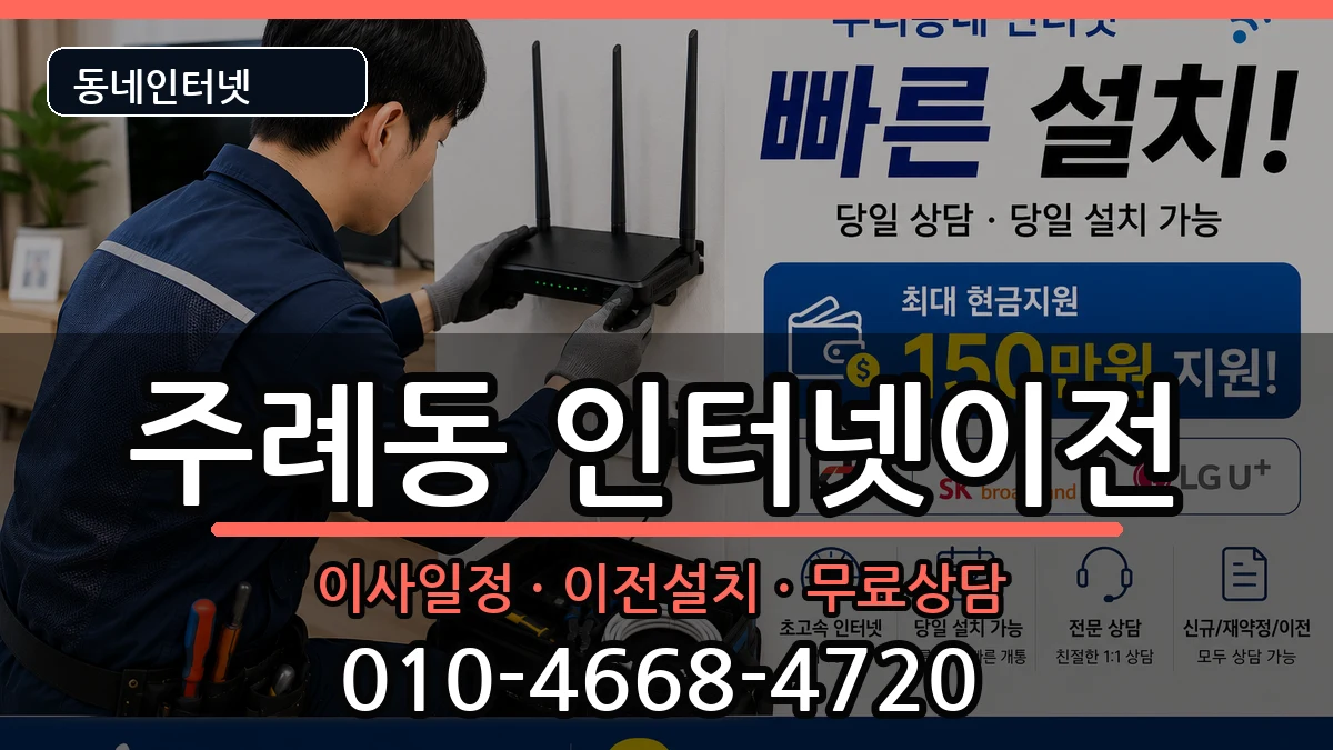 부산광역시사상구주례동  기업인터넷 지역형