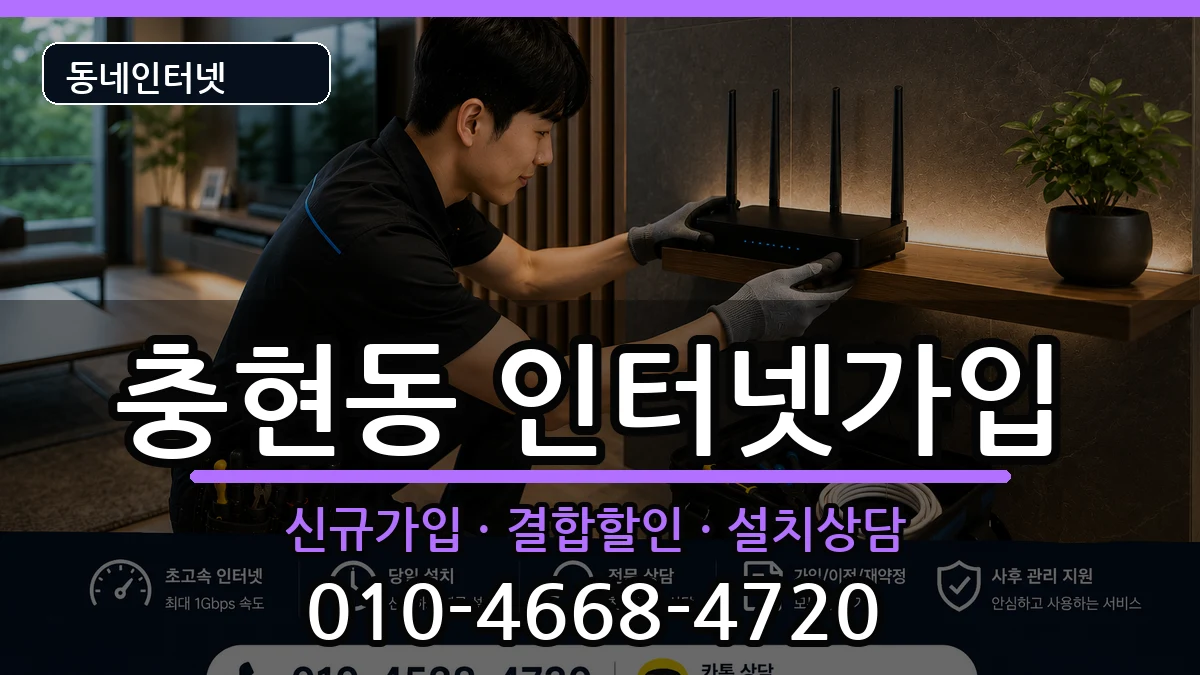 서울특별시서대문구충현동  인터넷가입 절차형
