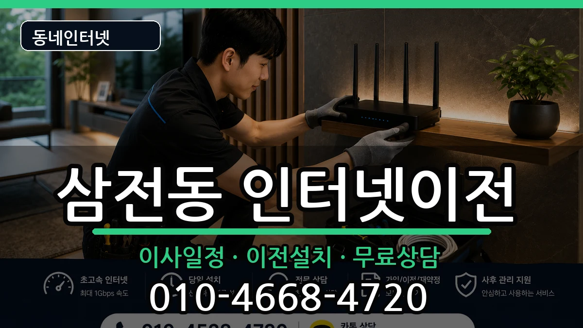 서울특별시송파구삼전동  인터넷TV결합 절차형