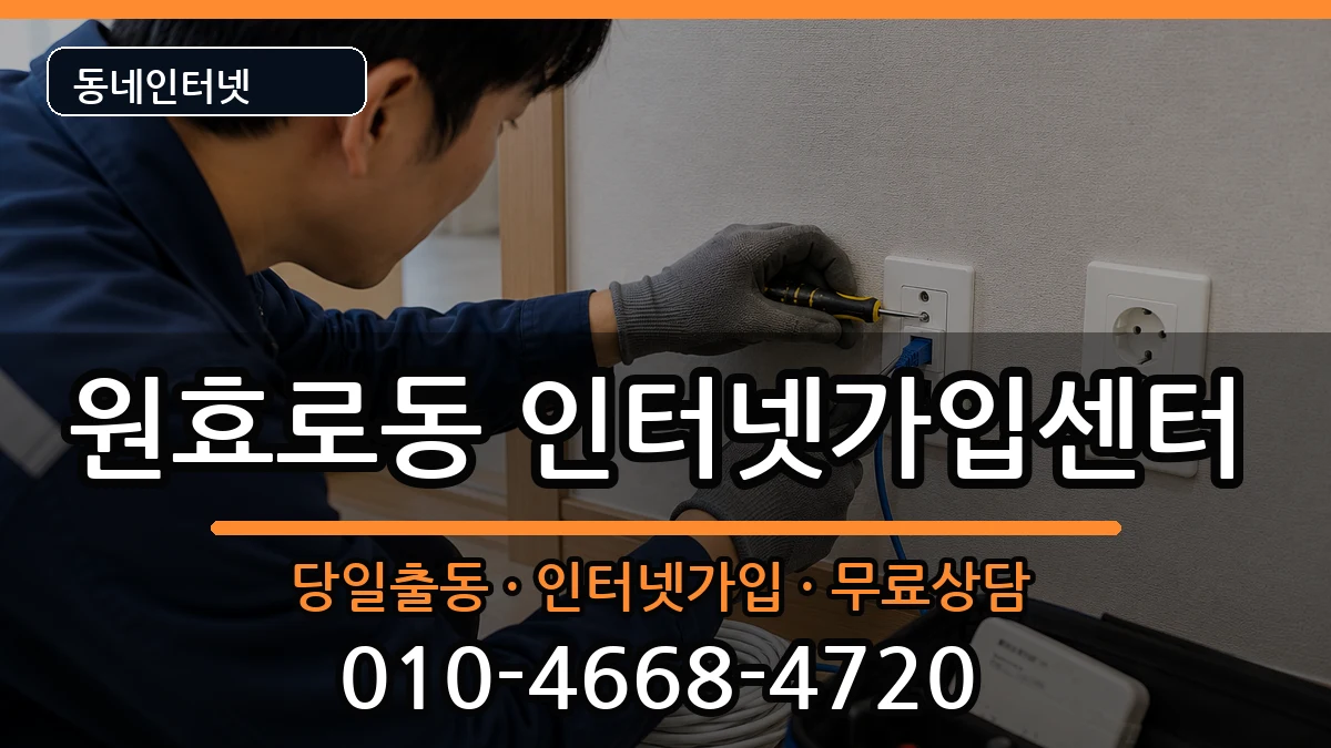 서울특별시용산구원효로동 인터넷설치 서울특별시용산구원효로동 인터넷설치 설치정보 처리 안내 이미지 1