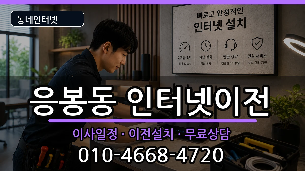 서울특별시성동구응봉동  기업인터넷 비용형