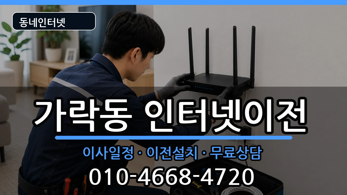 부산광역시강서구가락동 인터넷TV결합 부산광역시강서구가락동 인터넷TV결합 인터넷 설치 안내 이미지 2