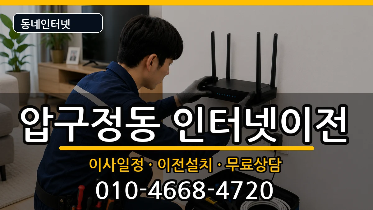 서울특별시강남구압구정동  기업인터넷 준비사항형